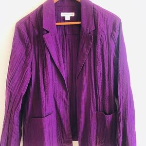 Purple Cold Water Creek blazer